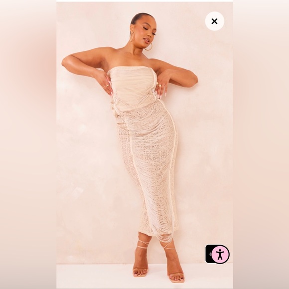 PrettyLittleThing Dresses & Skirts - Tassel Crochet Skirt Set